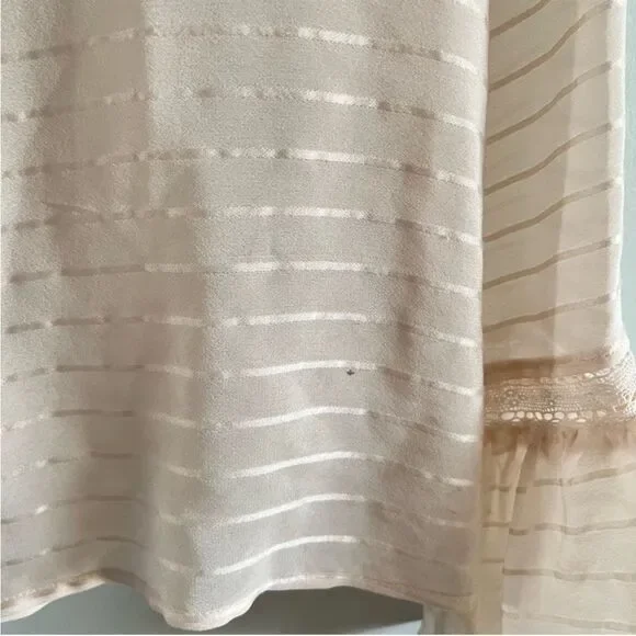 Paige Silvette Striped Silk Ruffle Collar Blouse - Picture 7 of 7